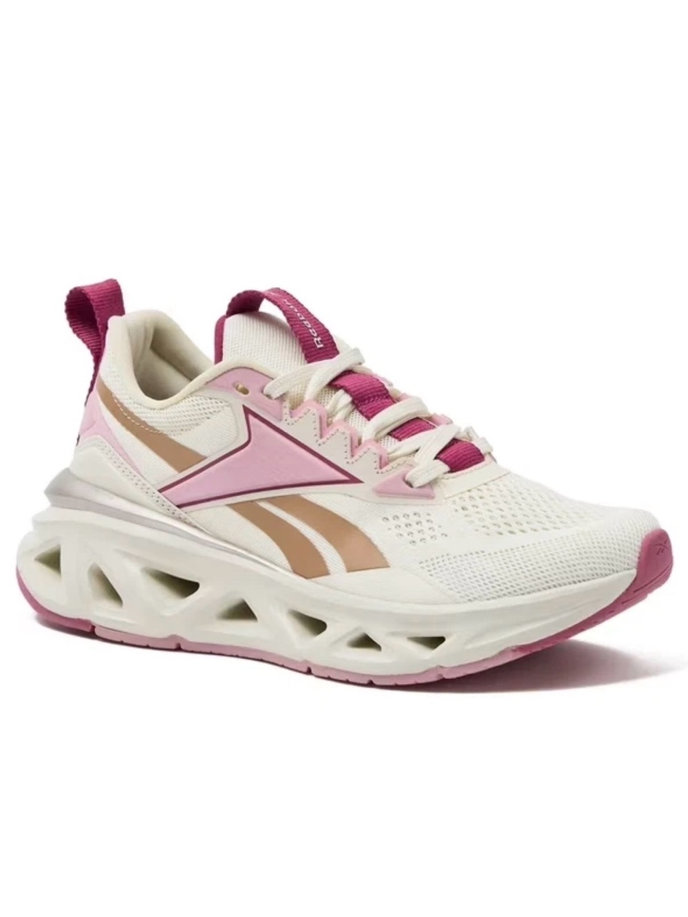 Reebok Women's Cream and Pink Athletic Sneakers- Size 10,  NWT